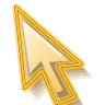 Gold cursor style