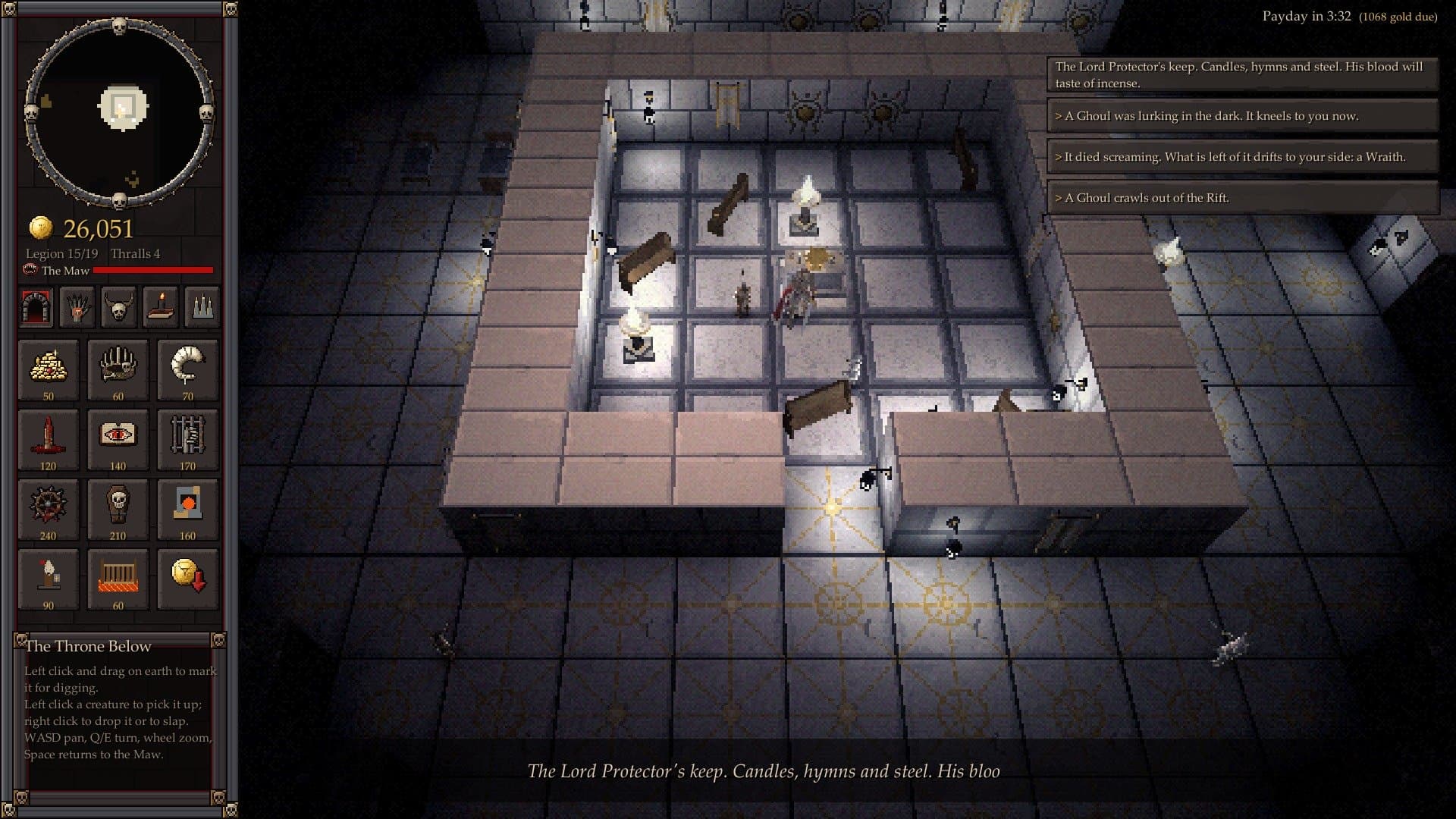 The pale stone keep of the Lord Protector